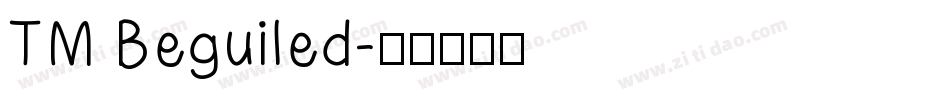 TM Beguiled字体转换